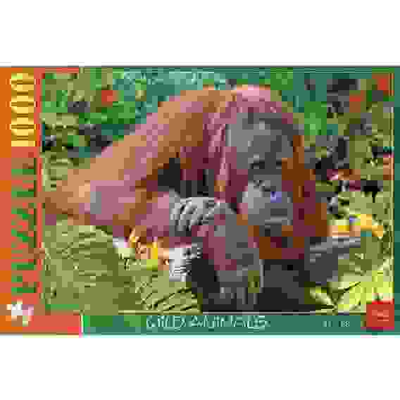 ПАЗЛЫ-ИГРА 1000 элементов А2ф 680х450мм -Орангутанг-