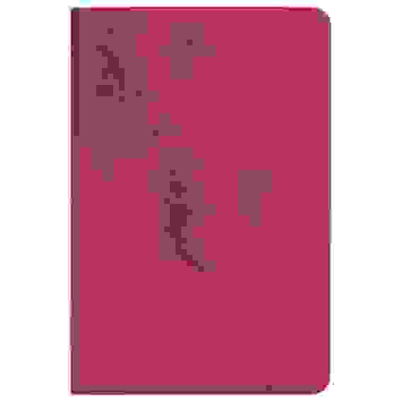 Ежедневник НЕДАТИРОВ 128л А5ф цветной форзац и срез Ляссе VIENNA CREATIVE Бордо