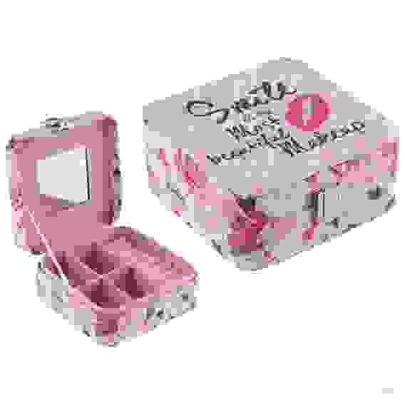 Акция! Шкатулка &quot;Прелесть&quot;, иск.кожа, 15х15х7 см