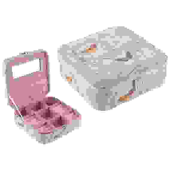 Акция! Шкатулка &quot;Винтаж&quot;, прямоугольная, иск.кожа, 20х20х7см