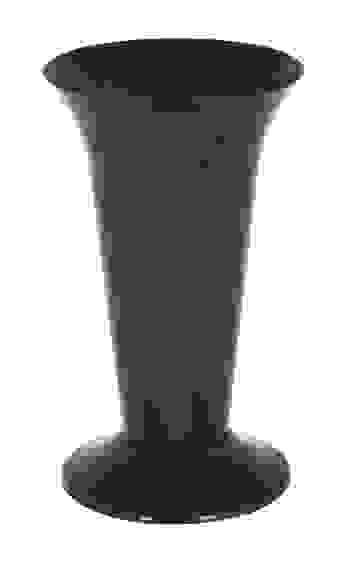 Ваза для цветов под срезку Д129мм,В217мм (черный)