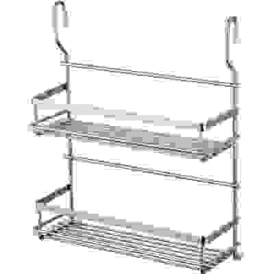 Полка узкая двойная для пряностей 25 см