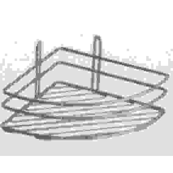 Полка угловая 1-эт. полуовал высокая