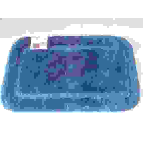 Коврик для ван. комн. “Lux Border” ПЛЮШ 50*80 blue