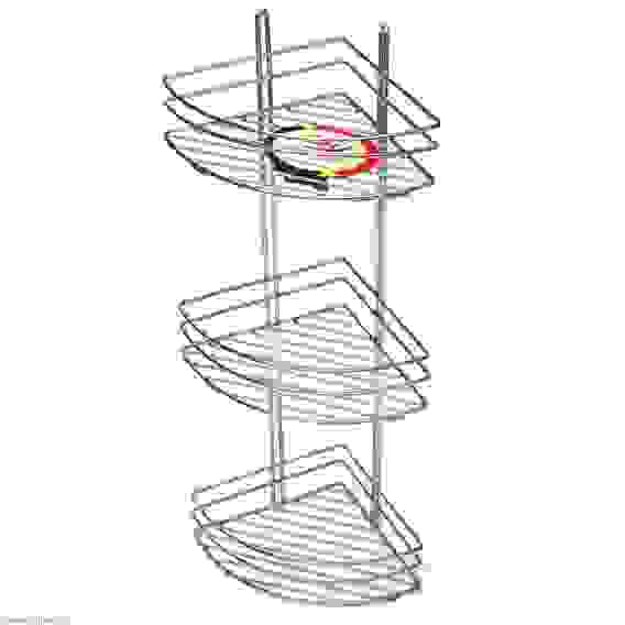 Полка угловая 3-эт. полуовал высокая