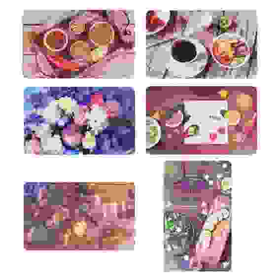 Салфетка сервировочная, полипропилен, 43х28см, 6 дизайнов