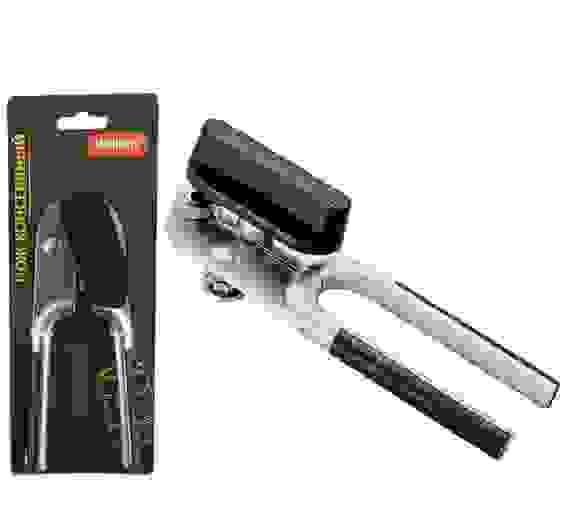 Нож консервный ELETTO, сплав цинка никелированный, ABS пластик (ручка)