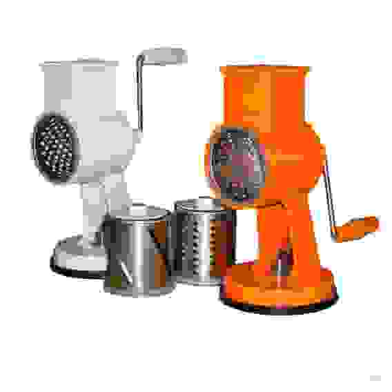 Акция! Шинковка-тёрка ручная ТШ-1 Киров (Лепсе), 3 насадки, вакуумный крепеж, лоток