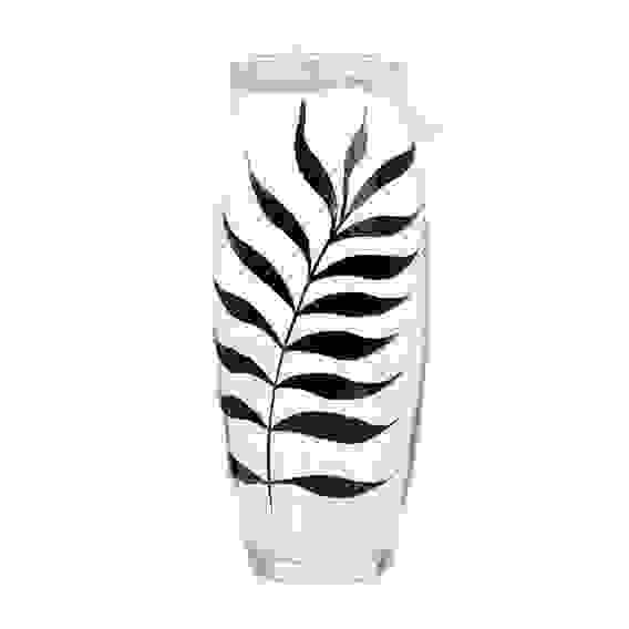 Ваза с ручной росписью &quot;Пальмовый лист&quot; 23,5 см