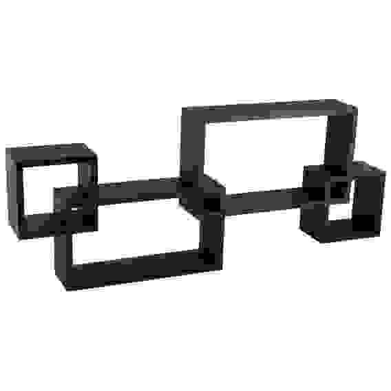 Полка-квадраты CH6109-1, цвет - черный