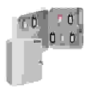 Шкафчик (Ключница) на 20 ключей BRAUBERG 200*80*160 мм, с замком, +20 брелоков, серый