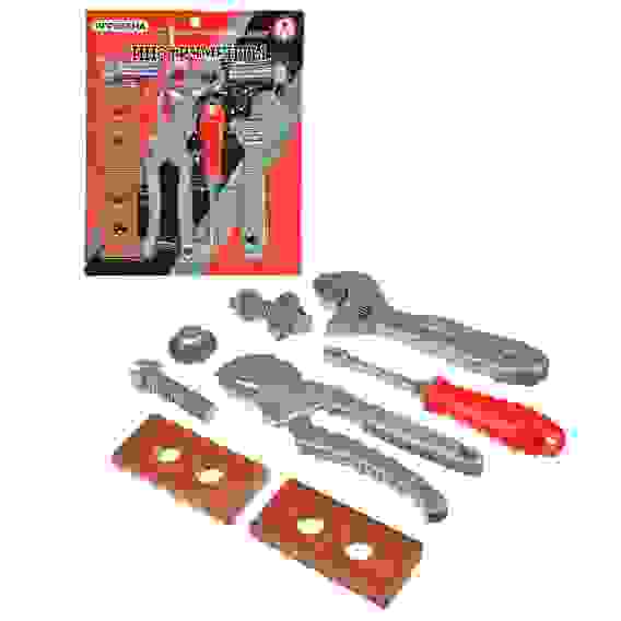 Набор строительных инструментов, пластик, 28,5х23,5х3см ИГРОЛЕНД