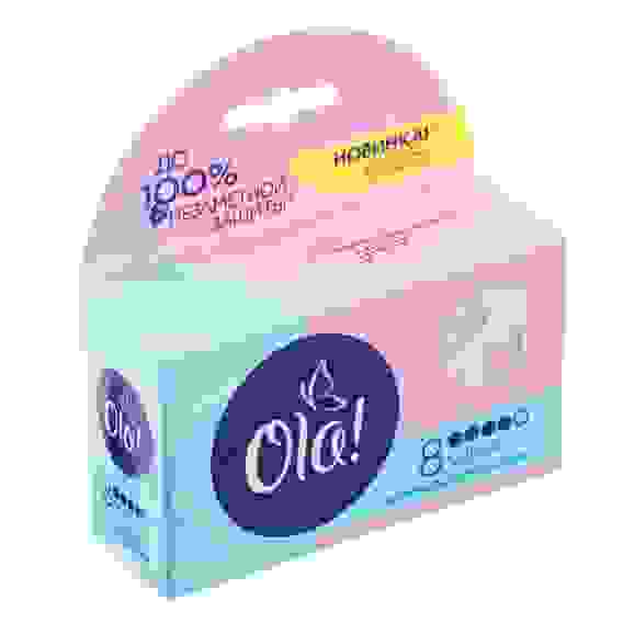 Тампоны женские гигиенические OLA! super Шелковистая поверхность, 8 шт,арт.2223