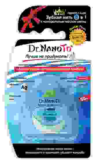 Зубная нить Dr.NanoTo 5 в 1 с МЯТОЙ