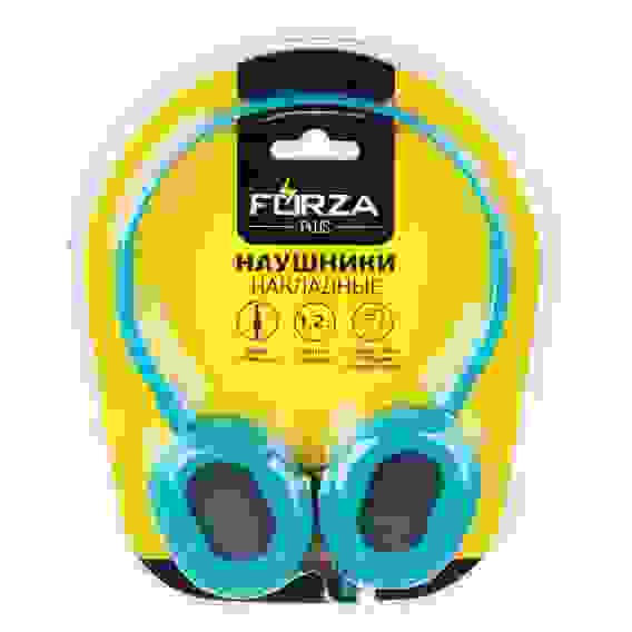 Наушники накладные проводные, кабель 120см, 4 цвета, пластик FORZA (гарантия 2недели)