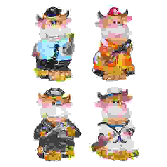 Магнит Символ Года 2021, полистоун, 6,5х4см, 4 дизайна СНОУ БУМ