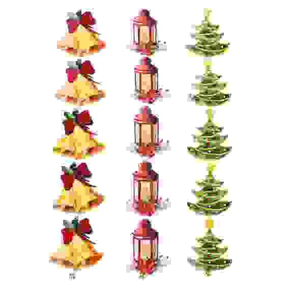 Растяжка, бумага, 90 см, 3 дизайна СНОУ БУМ