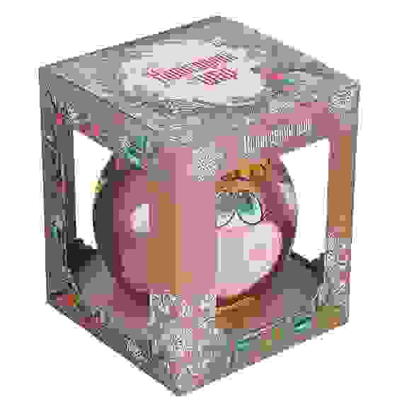 Sale! Шар ручной работы &quot;Символ года 2021&quot;, 100мм, стекло, 2 дизайна СНОУ БУМ