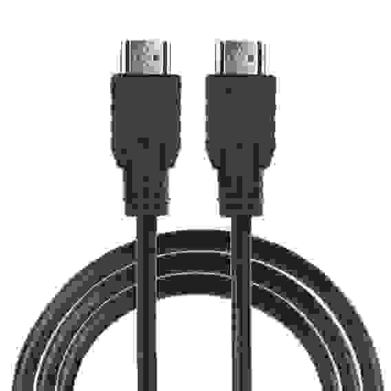 Кабель HDMI, 1080P, 1.5м, сталь, 15x012, OD=5.5мм, оплетка ПВХ, черный FORZA