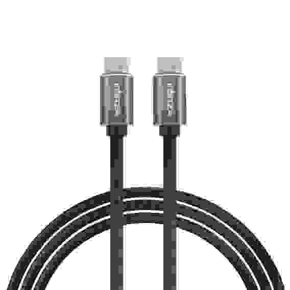 Кабель HDMI, 4K, 19x0.1, 30AWG, OD=8 мм, 1,8м, позолоч. металл, оплетка ПВХ FORZA