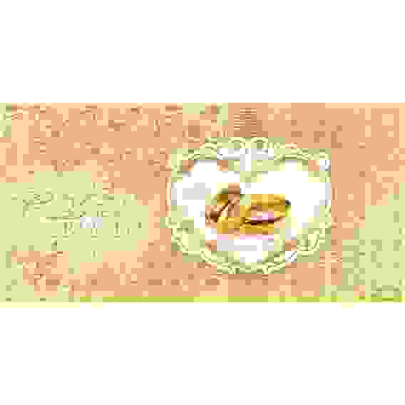 Открытка-конверт для денег 169х84мм 3D Фольга-С днем свадьбы-