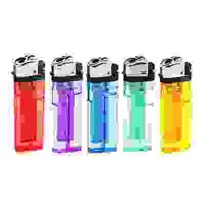 Зажигалка кремниевая, 10x8x12cм, 5 цветов ONEY