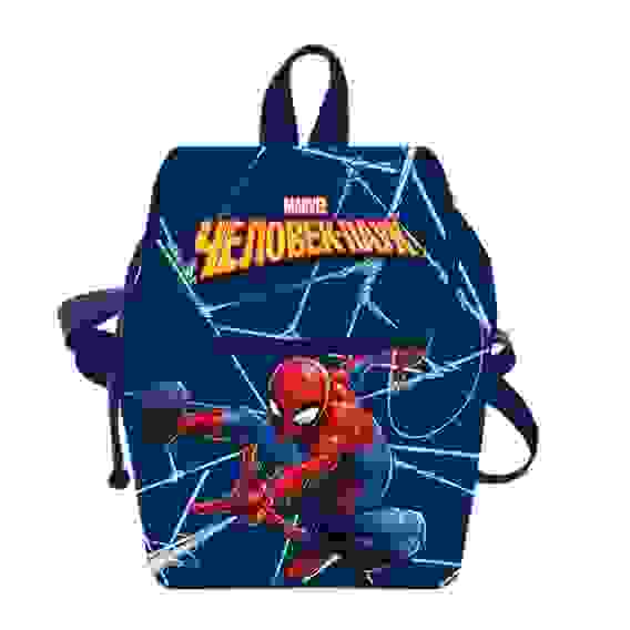 Сумка-рюкзак Hatber -Человек- паук- 22х29х13,5см полиэстер 1 отделение( MARVEL) в индив.уп