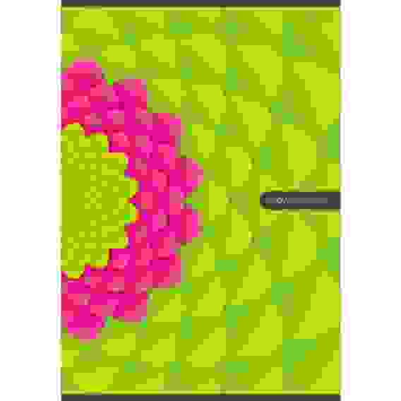 Тетрадь 96л А4ф клетка на скобе серия -FlowerFantasy-