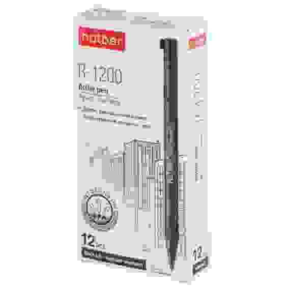 РУЧКА -Роллер Hatber R-1200 Черный 0,5мм