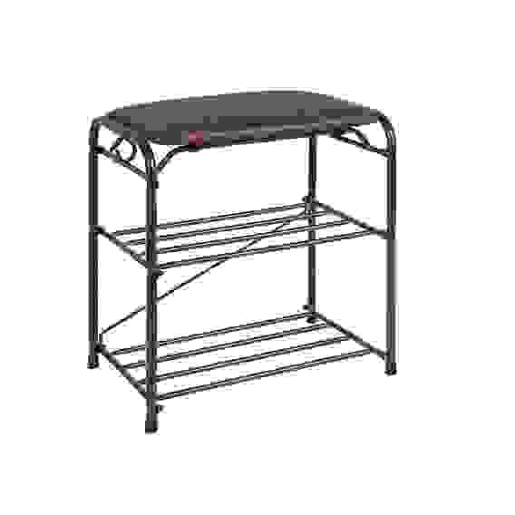 Подставка для обуви 3-х полочная 45 с сиденьем медный антик