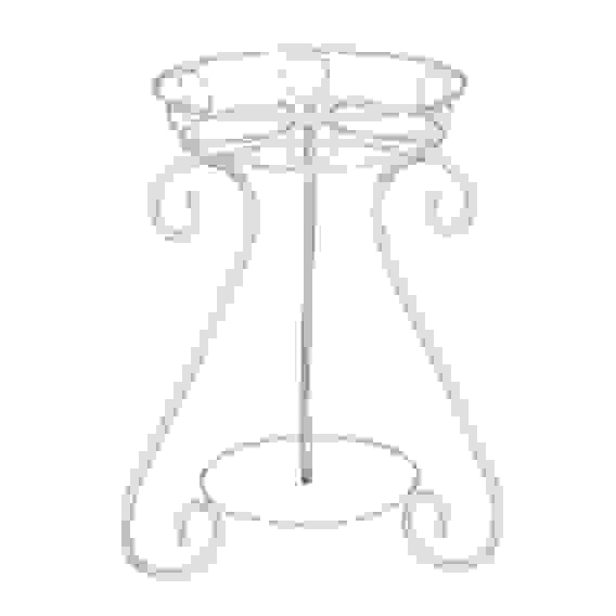 Подставка для цветов \&quot;Лотос Малый\&quot; белое серебро