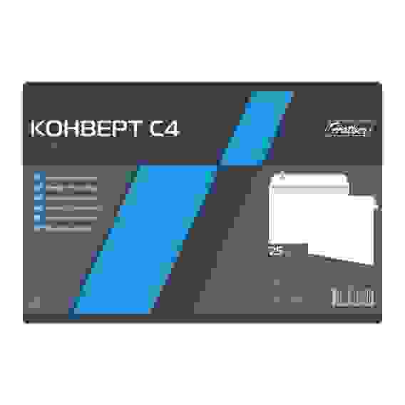 Конверт Hatber С4 229х324мм без окна с силиконовой отрывной лентой в пленке 25шт