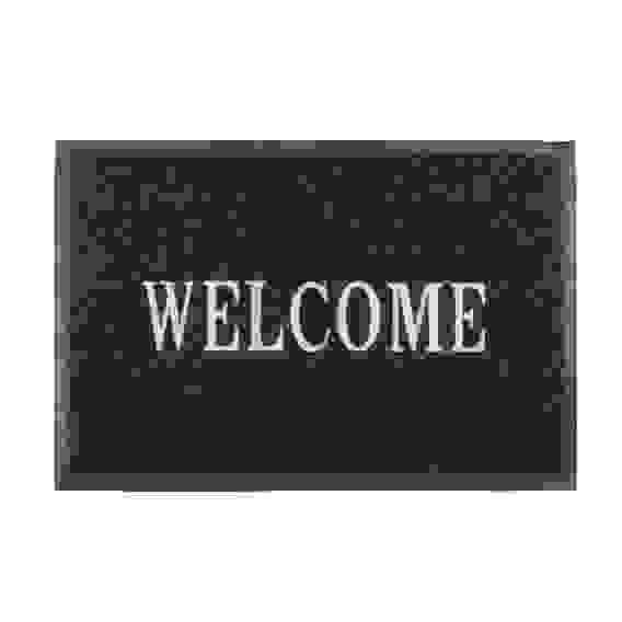 Коврик &quot;Spongy&quot; Welcome 50х80 см, черный, SUNSTEP™