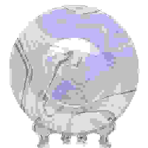 Тарелка упроч. (d-195мм) SL со стикером 10327 D 28976 SL Blue Lava&quot;