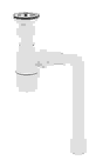 Сифон ВИР д/мойки 1 1/2-40/50мм ,нерж.чашка70мм гиб.труба900мм Элит 30986170