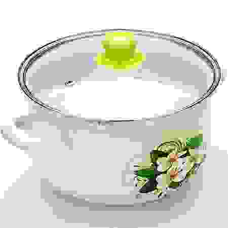 Кастрюля 3,5л с крыш. ЭМАЛЬ МВ (х8)