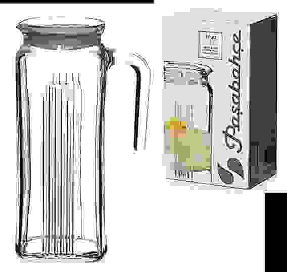 Кувшин с белой крышкой (v=1000мл) SL 80050/Б SL/St Frigo\&quot;