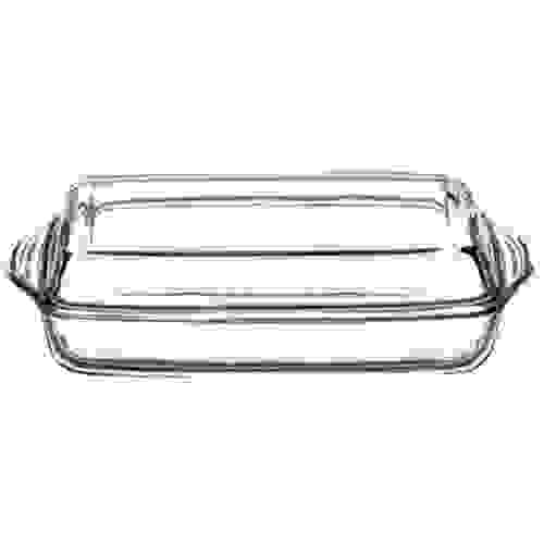 Borcam\&quot;жаропрочная посуда прямоугольная с крышкой 1950мл+1300мл 59009