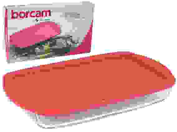 Borcam\"жаропрочная посуда прямоугольная с пластиковой крышкой (336*190*50мм), 1950мл 59006 PLS