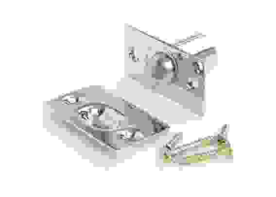 Фиксатор дверной Шариковый CR хром 588 ф12мм