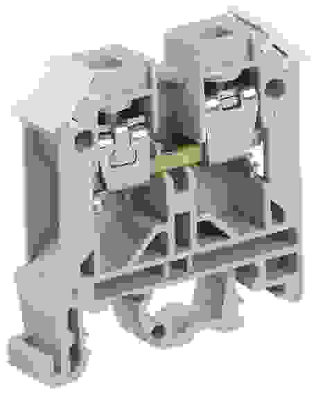 Клемма ЗНИ-10 мм.кв. серый