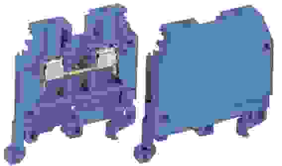 Клемма ЗНИ-2.5мм.кв синяя без маркировки