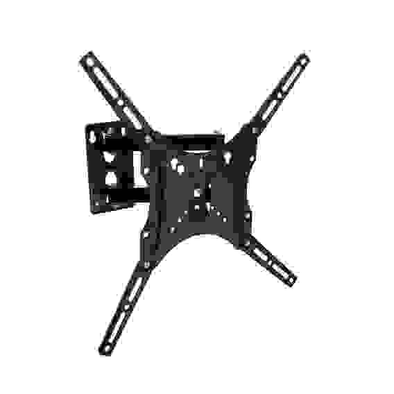 Кронштейн для ТВ наклонно-поворотный, 14&quot;-55&quot;, до 45кг, 50x50 до 400x400мм, металл LEBEN