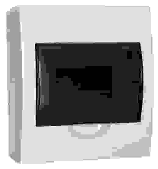 Щит распределительный встраиваемый ЩРв-П-8 IP41 пластиковый белый прозрачная дверь