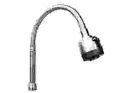 Смеситель д/м ORTA Т-01 \"Утка\" гибкий излив с насадкой 2 режима