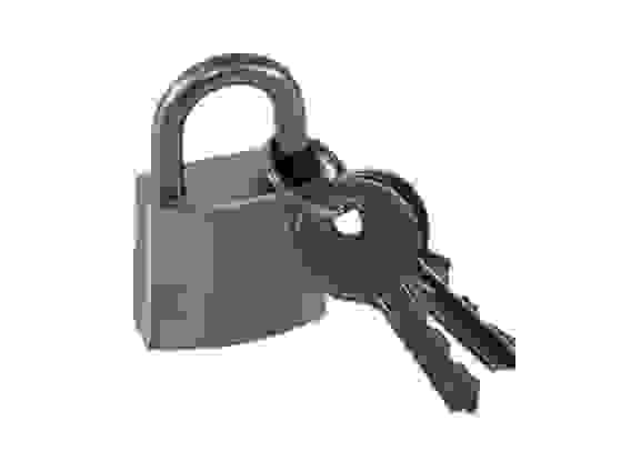 Замок навесной 50мм из нержавеющей стали 3кл.