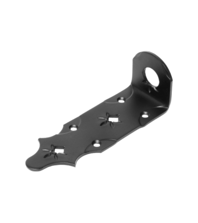 Проушина воротная 150х50х50 кованая, серия Кострома черная