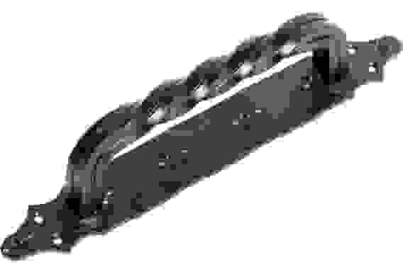 Ручка декор. мод.4 250 кованая, серия Кострома черный