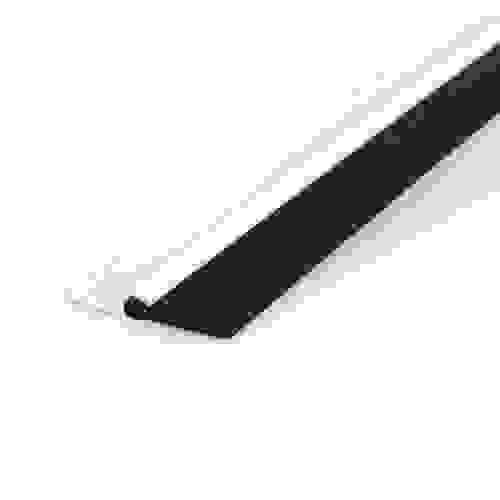 Уплотнитель для дверей и мебели 40ммх1м прочный профиль цв.белый