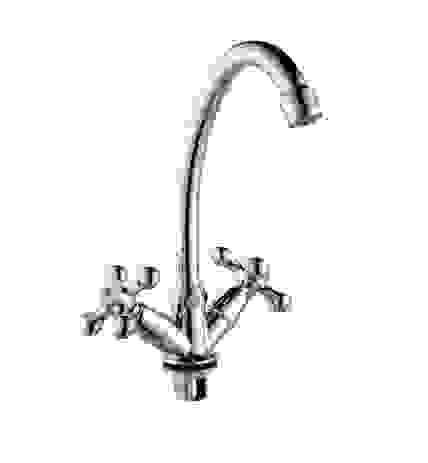 Смеситель д/мойки KEIL A23505 кер.ш.крест.мах.на гайке